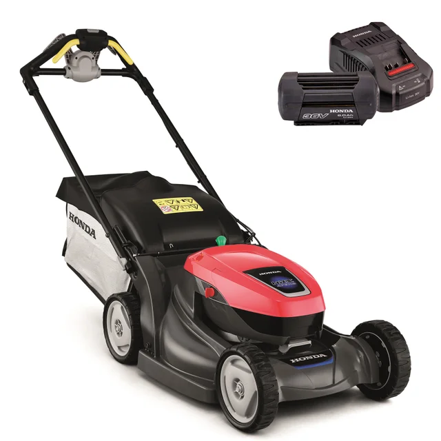 Bundel Tondeuse à batterie 47cm, avec batterie 6Ah et chargeur inclus