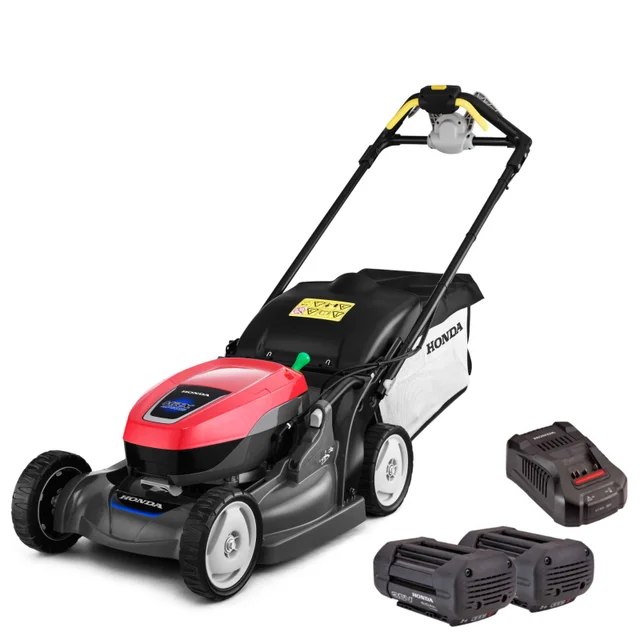 Bundel Tondeuse à batterie 47cm, avec 2 x batterie 6Ah et chargeur inclus